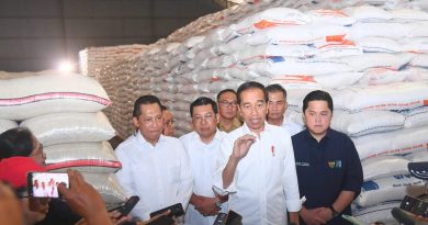 Presiden Jokowi Tinjau Ketersediaan Stok CBP di Gudang Bulog