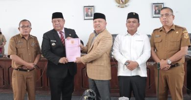 Bupati Dairi Eddy Berutu Sampaikan Nota Pengantar Perubahan KUA dan PPAS 2023