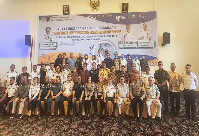 Sukseskan Event Aquabike Championship 2023, Dishub Sumut Gelar Rakor Bidang Transportasi