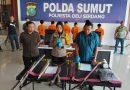 Polresta Deli Serdang Paparkan Sesama Geng Motor Yang Bentrok