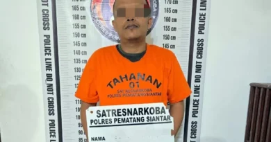 Kasat Reserse Narkoba Polres Pematang Siantar Gerak Cepat Tangkap Pelaku Dan Berhasil Amankan 16 Paket Narkoba