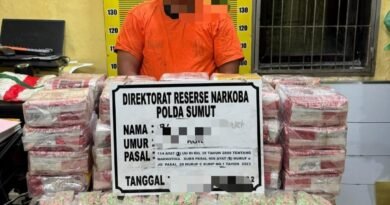 Polda Sumut Gagalkan Penyelundupan 50 Kg Sabu dan 20 Ribu Butir Ekstasi di Perairan Asahan