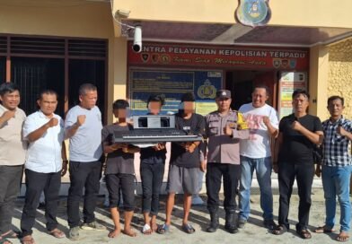 Kapolsek Bangun Dan Kanit Reskrim Bekuk Tiga Pelaku Bobol Rumah Polwan Kurang Dari 24 Jam