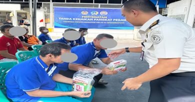 Lapas Bagansiapiapi Gelar Posyandu dan Bagikan Paket Sehat untuk 22 WBP Lansia