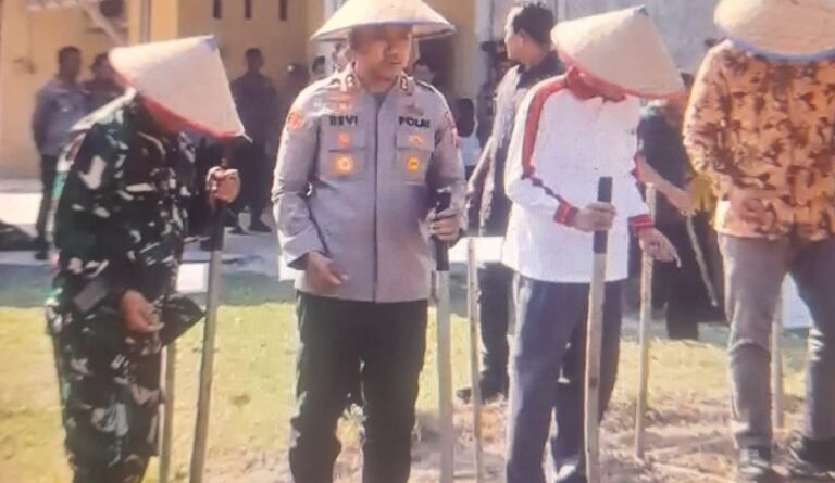 Kapolres Asahan Tanam Jagung Serentak Dukung Program Swasembada Pangan 2026