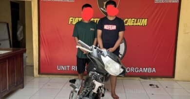 Polsek Torgamba Tangkap Dua Pelaku Pencurian di SPBU Pinang Awan Dan Uang Rp 20 Juta Milik Sopir Raib