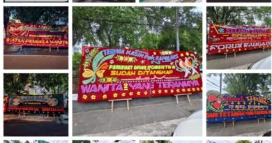 Luarbiasaaa..! Polrestabes Medan Di Banjiri Papan Bunga Atas Tertangkapnya “Mr Roberto