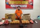 Satresnarkoba Polres Pematangsiantar Ungkap Peredaran Ganja 7 Kg Satu Tersangka Diamankan