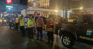 Polsek Medan Kota Bersama Tiga Pilar Melaksanakan Giat Apel Gabungan Antisipasi 3C