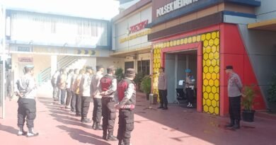 Wakapolsek Medan Kota Pimpin Apel Siaga Pagi