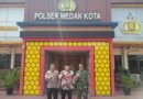 Kapolsek Medan Kota Bersama Tiga Pilar Jalin Sinergitas Di Mako Polsek Medan Kota