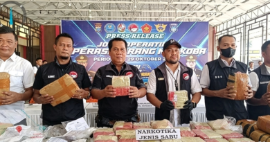 Kompol Dr Fery Kusnadi : Satresnarkoba Berhasil Amankan 57 Tersangka Sita 23 Kg Sabu Dan 24 Kg Ganja