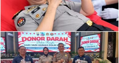 Polda Sumut Tebar Kepedulian Lewat Aksi Donor Darah Di HUT Ke-75 Humas Polri